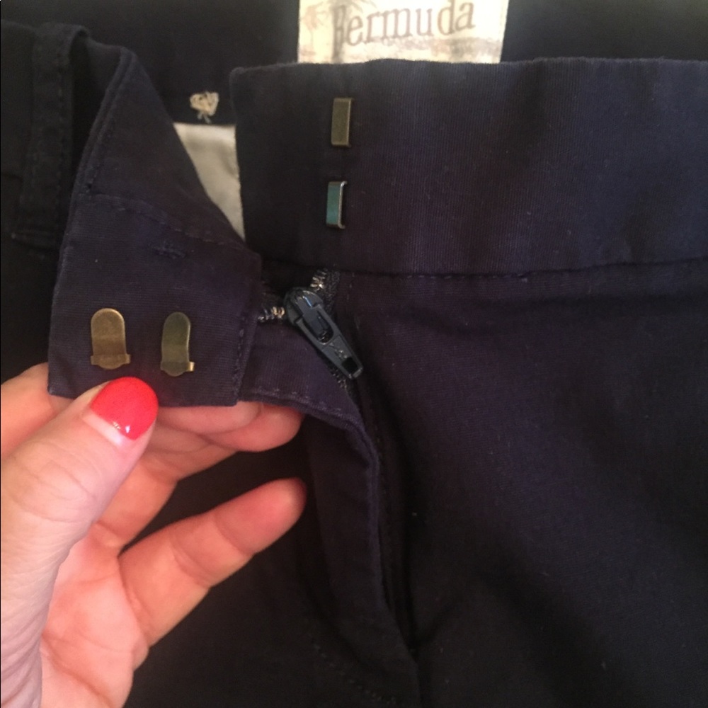 π΄ J CREW NAVY BERMUDA CHINO SHORTS RESORT WEAR - Picture 3 of 5